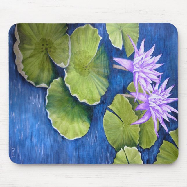 Wasser-Lilien Mousepad (Vorne)