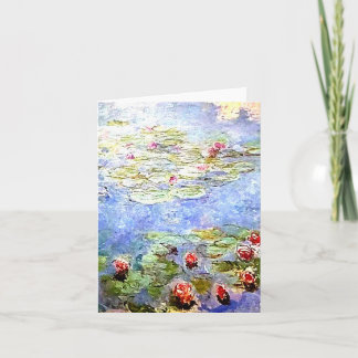 Wasser-Lilien Notecard Claudes Monet Karte