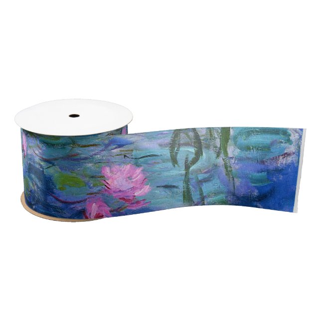 Wasser-Lilien Satinband (Spule)