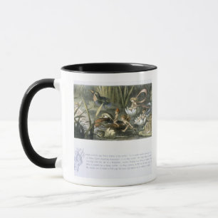 Wasser-Lilien und Wasser-Feen, Illustration von Tasse