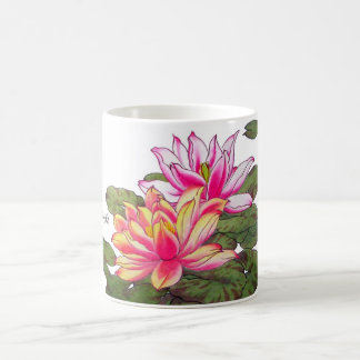 Wasser-Lilienen-Tasse Kaffeetasse