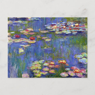Wasser Lilies Impressionismus Postkarte