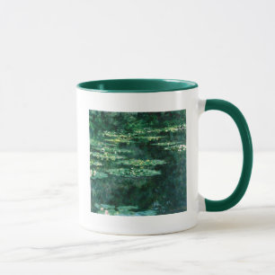 WASSER LILILIT IN GRÜNEN POND VON Claude Monet Tasse