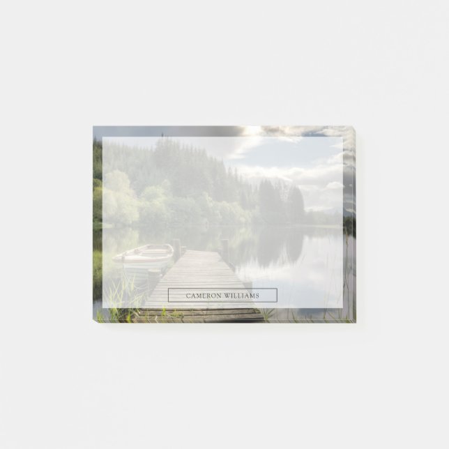 Wasser | Loch Ard Trossachs National Park Post-it Klebezettel (Vorderseite)