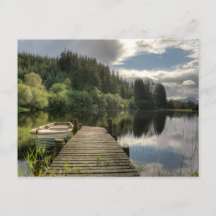 Wasser Loch Ard Trossachs National Park Postkarte