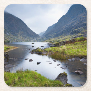 Wasser Lücke von Dunloe Landkreis Kerry Irland Rechteckiger Pappuntersetzer
