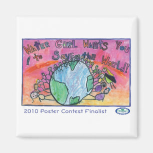 Wasser-Mädchen will Sie zu Magnet