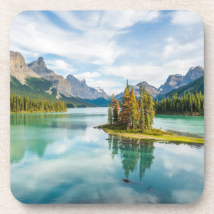 Wasser Maligne Lake, Jasper National Park, Kanad Getränkeuntersetzer