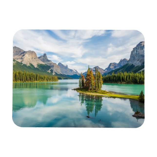 Wasser | Maligne Lake, Jasper National Park, Kanad Magnet (Horizontal)