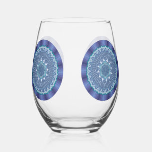 Wasser-Mandala Weinglas Ohne Stiel
