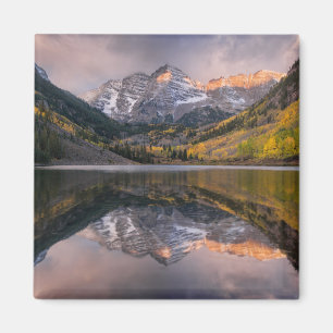 Wasser   Maroon Bells Colorado Magnet