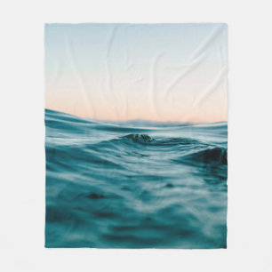 Wasser Meereswellen Strand Meer Natur Fleecedecke