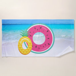 Wasser Melon Ananas Strandtuch