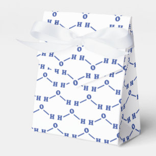 Wasser Molekulare Chemische Formel Geschenkschachtel