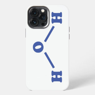 Wasser Molekulare Chemische Formel iPhone 13 Pro Max Hülle