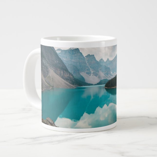Wasser | Moraine Lake Alberta Kanada Jumbo-Tasse (Vorderseite Links)