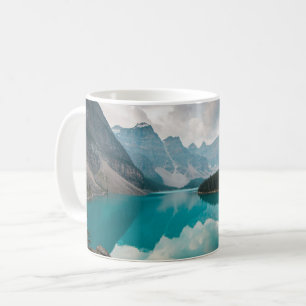 Wasser   Moraine Lake Alberta Kanada Kaffeetasse