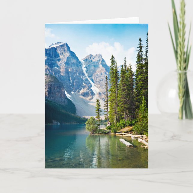 Wasser | Moraine Lake, Kanada Karte (Vorderseite)