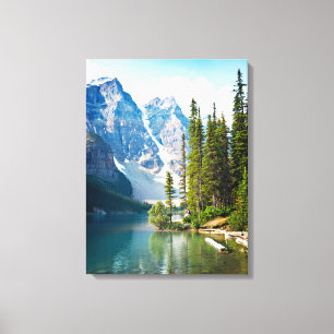 Wasser   Moraine Lake, Kanada Leinwanddruck