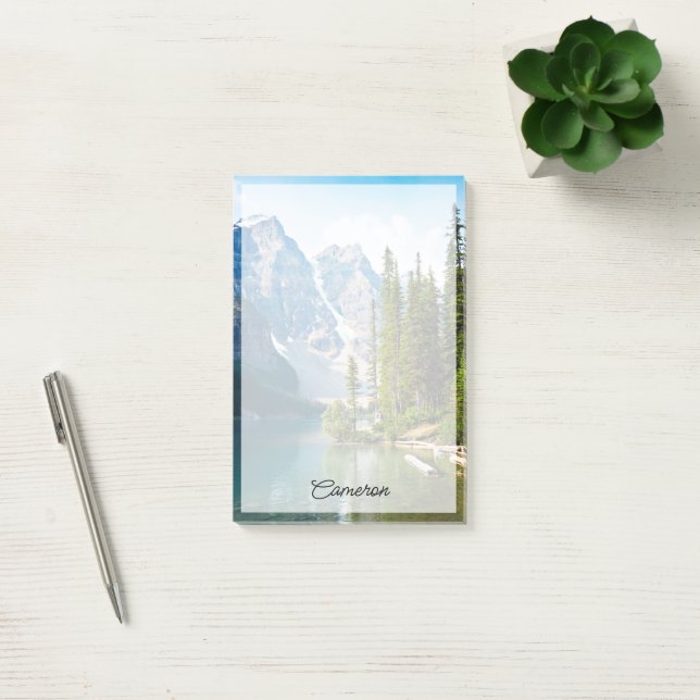 Wasser | Moraine Lake, Kanada Post-it Klebezettel (Büro)