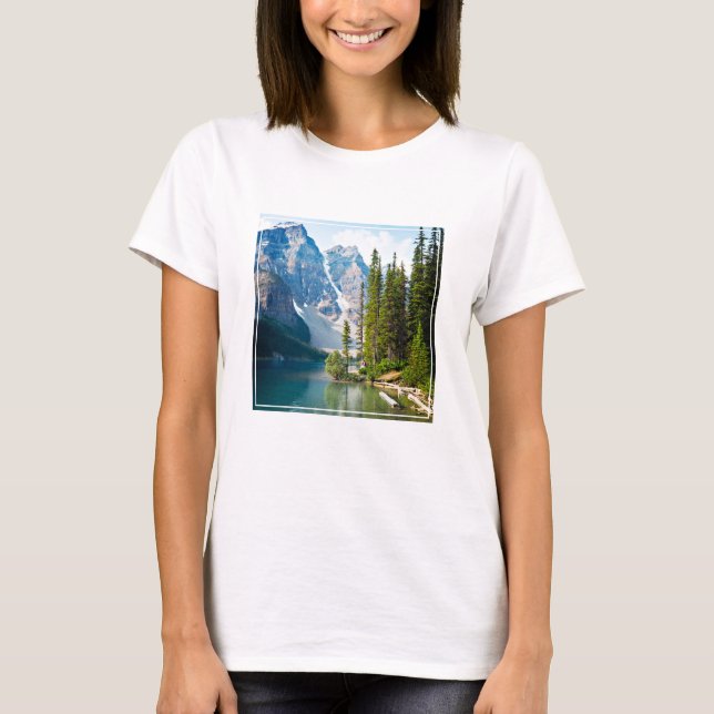 Wasser | Moraine Lake, Kanada T-Shirt (Vorderseite)
