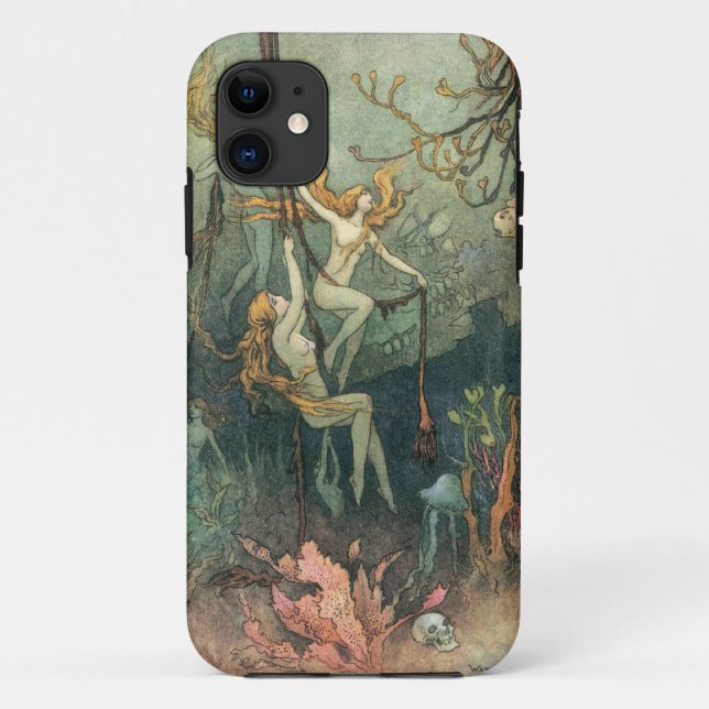 Wasser-Nymphen Case-Mate iPhone Hülle (Rückseite)