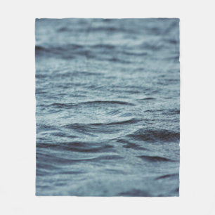 Wasser-Oberflächenstruktur Fleecedecke