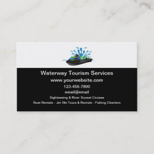 Wasser-Ökotourismus-Geschäftskarten Visitenkarte