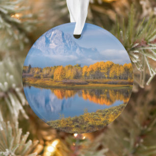 Wasser Oxbow Bend Jackson Wyoming Ornament