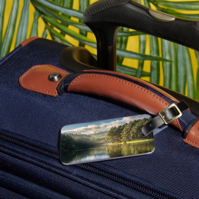 Wasser | Pang Oung Lake & Pine Forest Thailand Gepäckanhänger (Vorderseite Insitu 3)