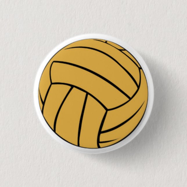 Wasser-Polo-Ball-Button Button (Vorderseite)