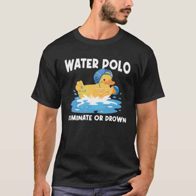 Wasser Polo Dominate oder ertrunkener Gummi Duck G (Vorderseite)