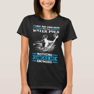 Wasser Polo Ich habe zwei Töchter und spielen Wass