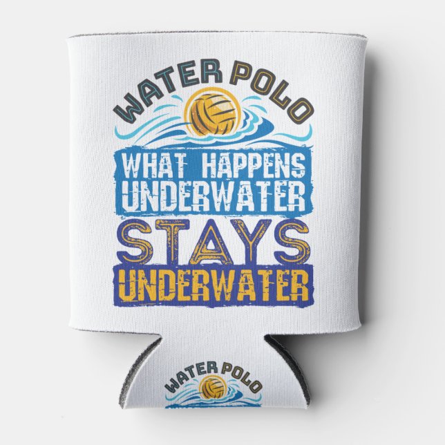 Wasser Polo Was unter Wasser passiert Dosenkühler (Vorderseite)