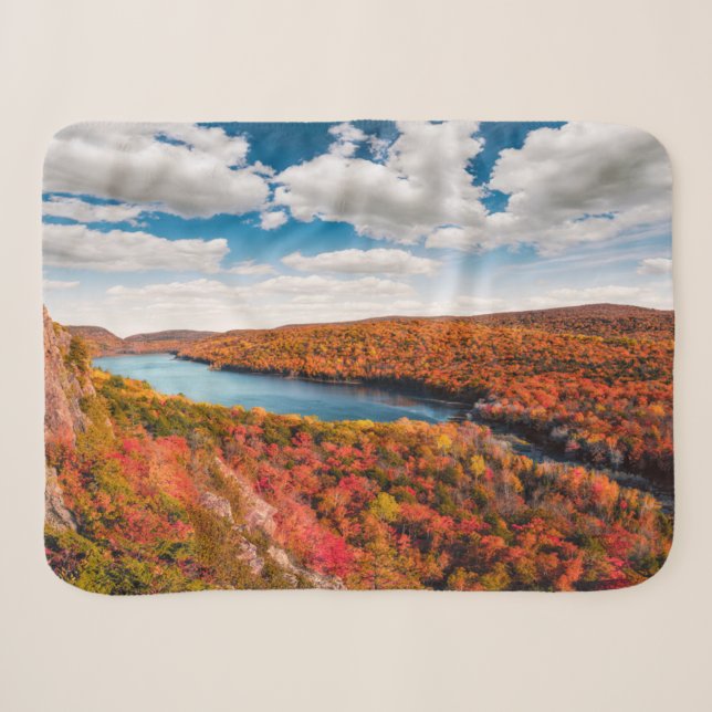 Wasser | Porcupine Mountains Michigan Sherpadecke (Vorderseite (Horizontal))