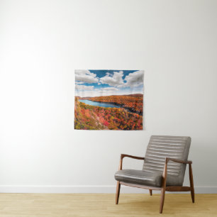 Wasser Porcupine Mountains Michigan Wandteppich