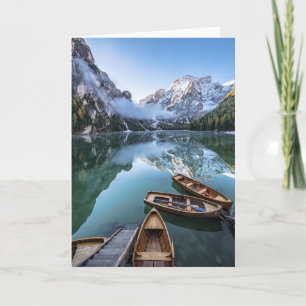 Wasser   Pragser Wildsee Dolomites Italien Karte