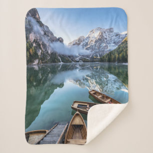 Wasser   Pragser Wildsee Dolomites Italien Sherpadecke