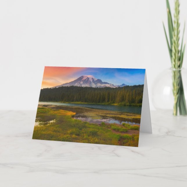 Wasser | Rainier National Park, Washington Karte (Vorderseite)