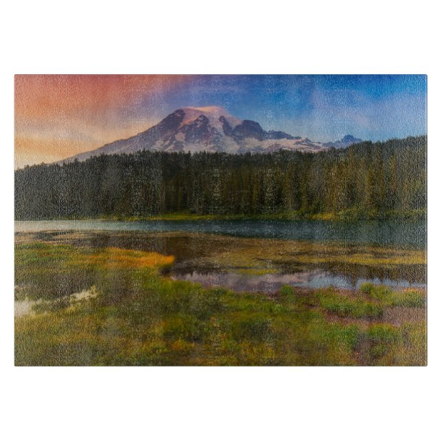 Wasser | Rainier National Park, Washington Schneidebrett (Vorderseite)