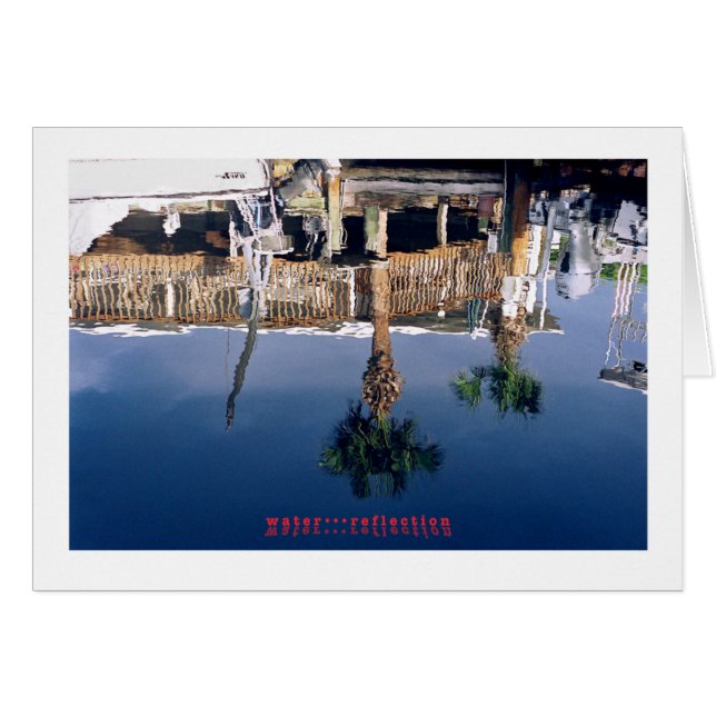 Wasser...Reflexion (Vorderseite (Horizontal))