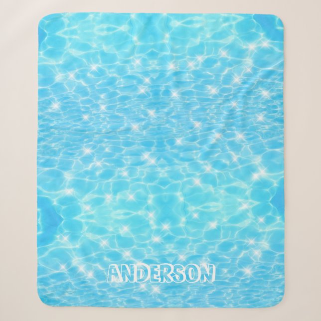 Wasser reißt Wasser Texturen moderne individuelle  Sherpadecke (Vorderseite)