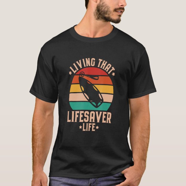 Wasser retten Leben in diesem lebensrettenden Lebe T-Shirt (Vorderseite)