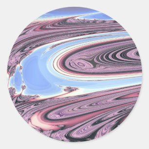 WASSER RUNDER AUFKLEBER