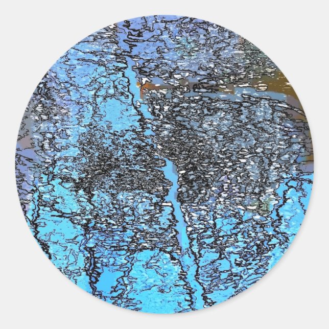 WASSER RUNDER AUFKLEBER (Vorderseite)