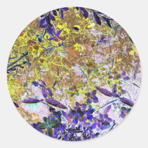 WASSER RUNDER AUFKLEBER