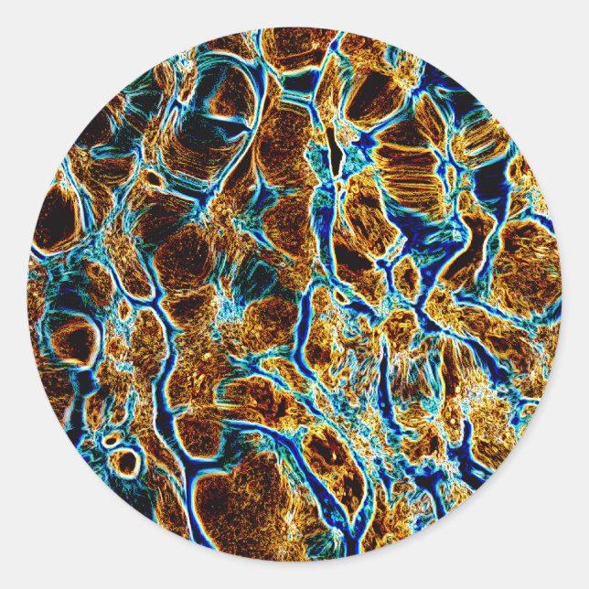 WASSER RUNDER AUFKLEBER (Vorderseite)