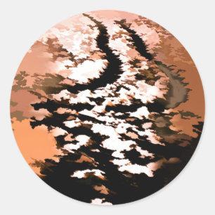 WASSER RUNDER AUFKLEBER