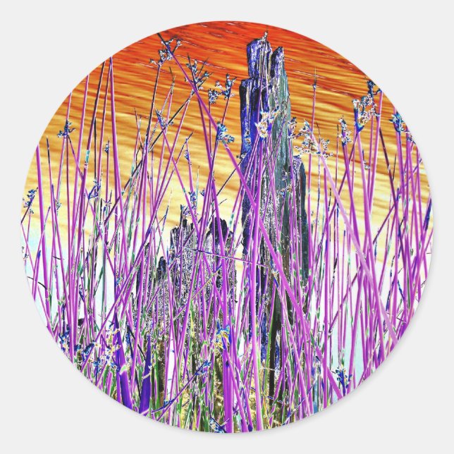 WASSER RUNDER AUFKLEBER (Vorderseite)