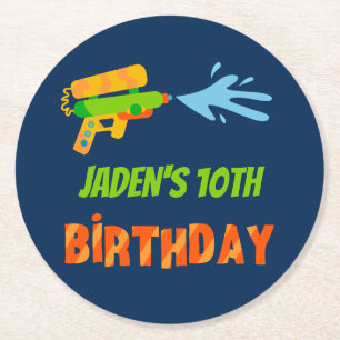 Wasser-Rüstung Battle Pool Party Kinder Sommer Geb Runder Pappuntersetzer